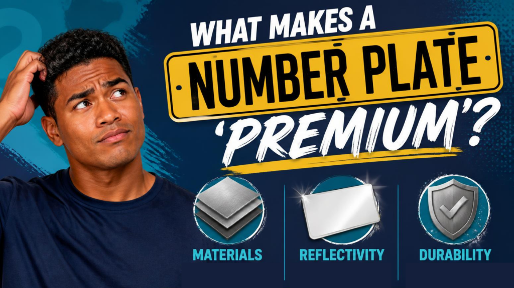 what makes a number plate "premium"?